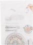 Atelier Choux Deken met grafische print Wit - Thumbnail 2