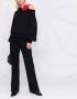 Atu Body Couture x Ioana Ciolacu asymmetrische sweater met gewatteerde bandje Zwart - Thumbnail 2