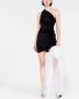 Atu Body Couture Asymmetrische mini-jurk Zwart - Thumbnail 2