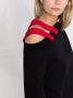 Atu Body Couture x Ioana Ciolacu asymmetrische sweater met bandje Zwart - Thumbnail 3