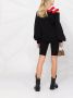 Atu Body Couture x Ioana Ciolacu asymmetrische sweater met bandje Zwart - Thumbnail 4