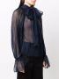 Atu Body Couture Blouse met strik Blauw - Thumbnail 3