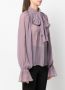 Atu Body Couture Blouse met strik Paars - Thumbnail 3