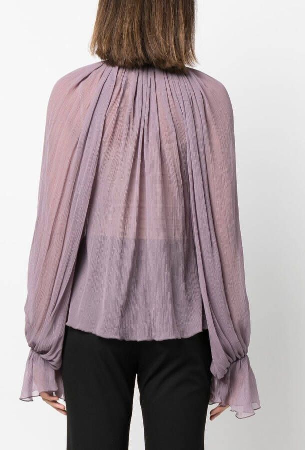 Atu Body Couture Blouse met strik Paars