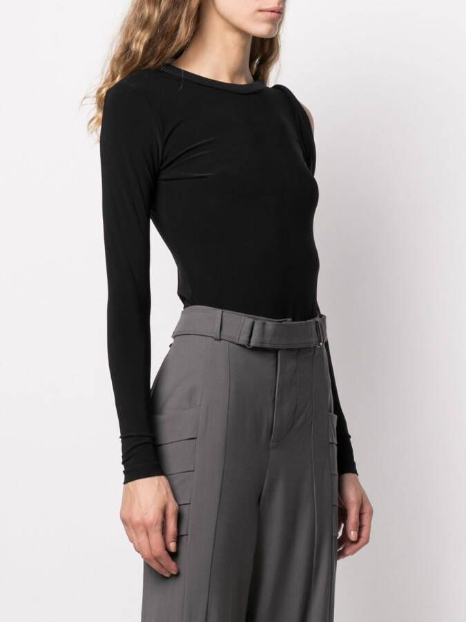 Atu Body Couture Body met lange mouwen Zwart