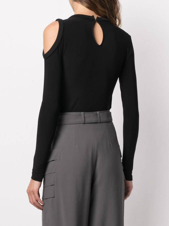 Atu Body Couture Body met lange mouwen Zwart