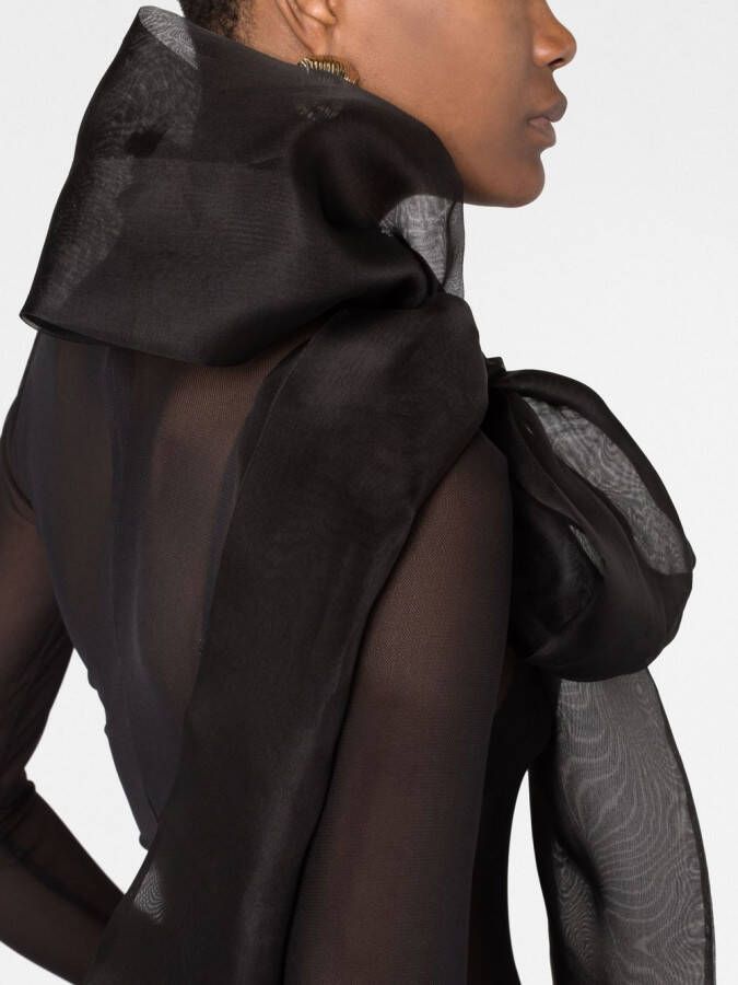 Atu Body Couture Body met strik Zwart