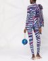 Atu Body Couture Jumpsuit met dierenprint Blauw - Thumbnail 4
