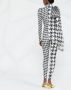 Atu Body Couture Jumpsuit met pied-de-poule print Zwart - Thumbnail 3