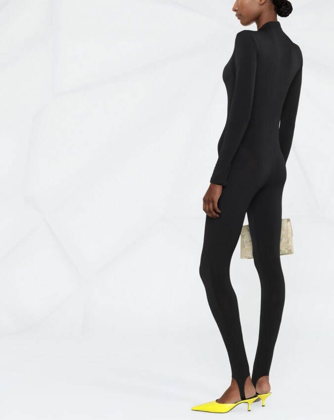 Atu Body Couture Jumpsuit met rits Zwart