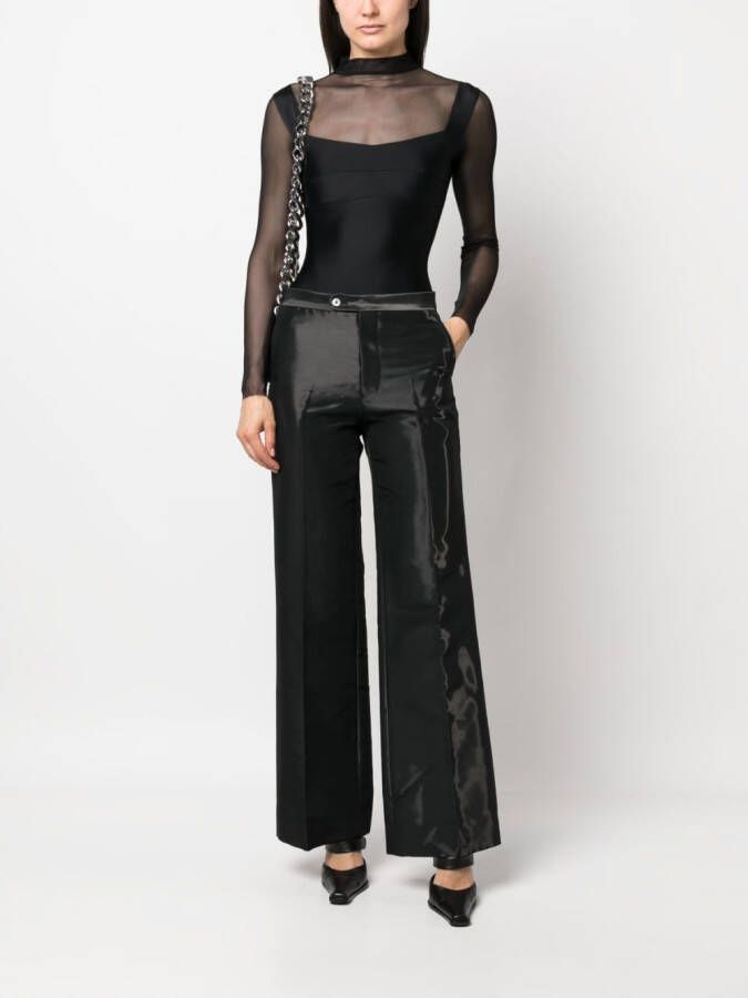 Atu Body Couture Semi-doorzichtige body Zwart