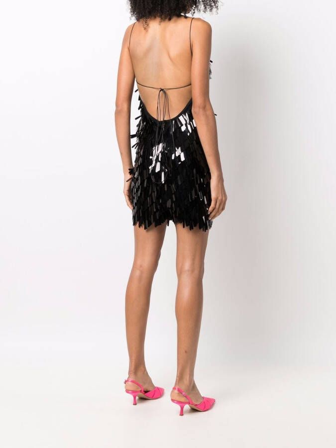 Atu Body Couture Mini-jurk verfraaid met pailletten Zwart