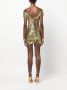 Atu Body Couture Off-shoulder mini-jurk Goud - Thumbnail 4
