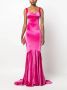Atu Body Couture Maxi-jurk met plooirok Roze - Thumbnail 2