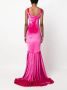 Atu Body Couture Maxi-jurk met plooirok Roze - Thumbnail 4