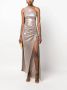 Atu Body Couture Asymmetrische maxi-jurk Beige - Thumbnail 2