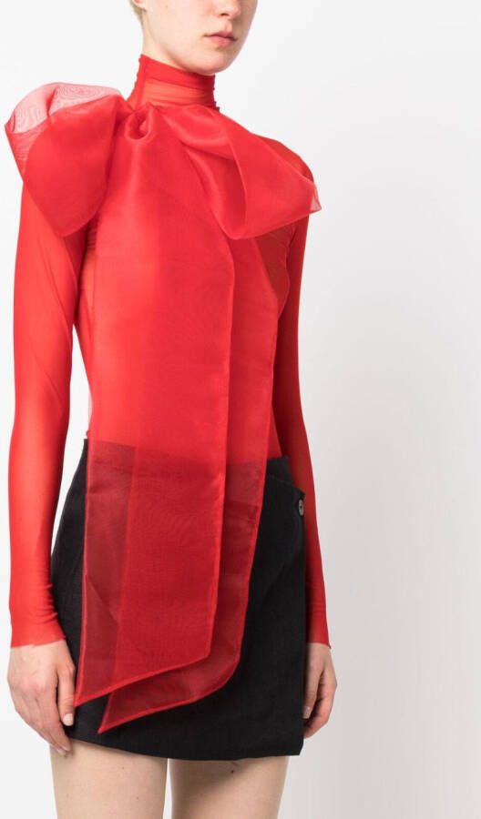 Atu Body Couture Body met strik Rood