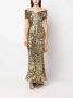 Atu Body Couture Maxi-jurk verfraaid met pailletten Goud - Thumbnail 2