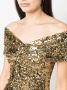 Atu Body Couture Maxi-jurk verfraaid met pailletten Goud - Thumbnail 5