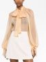 Atu Body Couture Blouse met strik Geel - Thumbnail 5