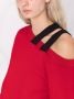 Atu Body Couture Sweater met open schouders Rood - Thumbnail 3