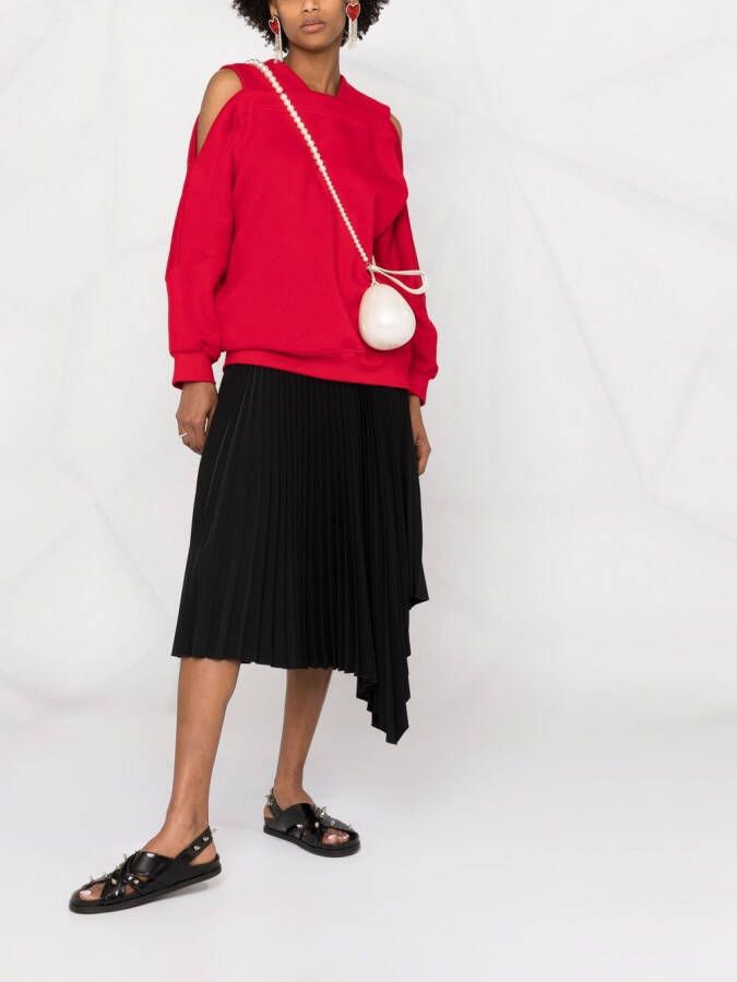Atu Body Couture Sweater met uitgesneden detail Rood