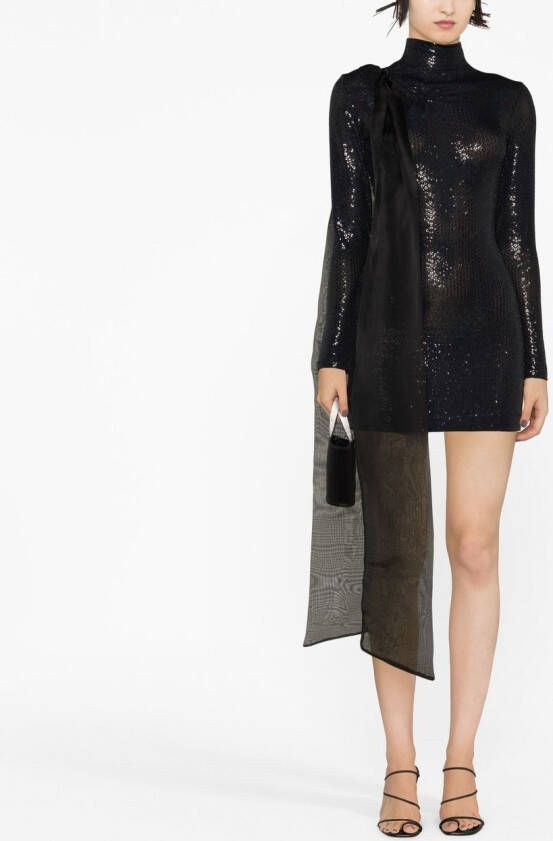 Atu Body Couture Mini-jurk met pailletten Zwart