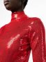 Atu Body Couture Top met hoge hals Rood - Thumbnail 5