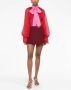 Atu Body Couture Semi-transparante blouse Rood - Thumbnail 2