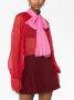 Atu Body Couture Semi-transparante blouse Rood - Thumbnail 5