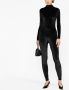 Atu Body Couture Jumpsuit met fluwelen-effect Zwart - Thumbnail 2