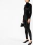 Atu Body Couture Jumpsuit met fluwelen-effect Zwart - Thumbnail 4