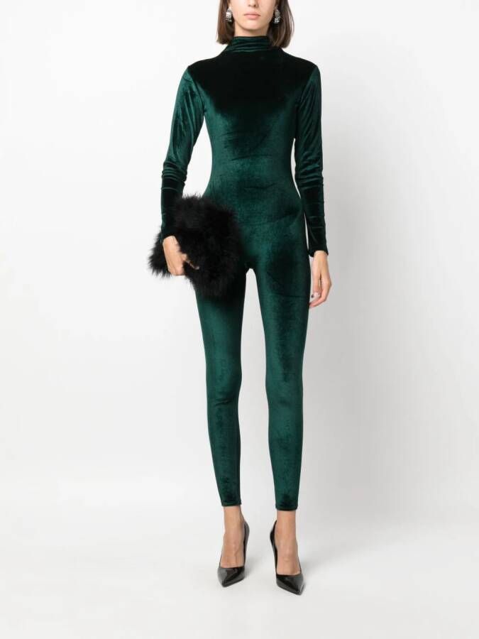 Atu Body Couture Jumpsuit met hoge hals Groen