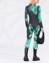 Atu Body Couture x Ioana jumpsuit met abstracte print Groen - Thumbnail 4