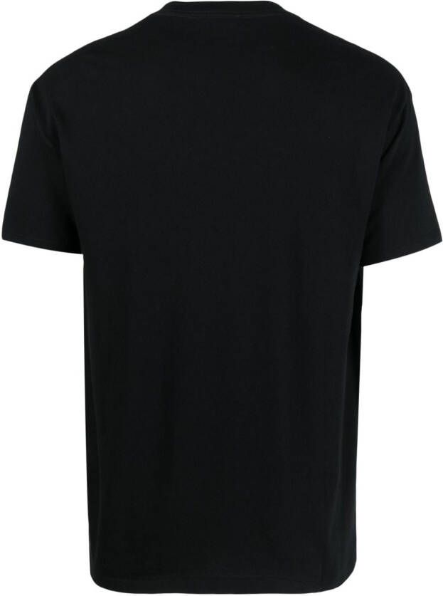 Auralee T-shirt met ronde hals Zwart
