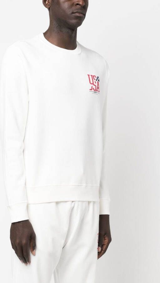 Autry Sweater met logoprint Wit