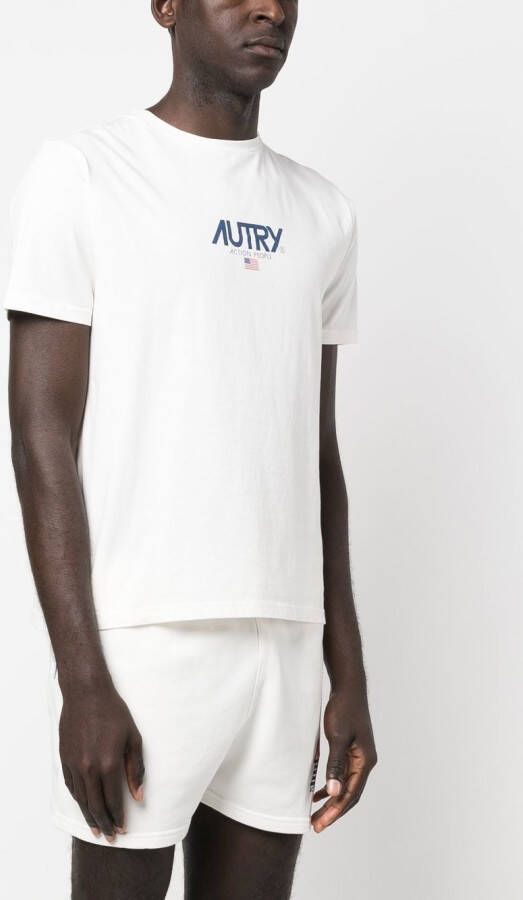 Autry T-shirt met logoprint Wit