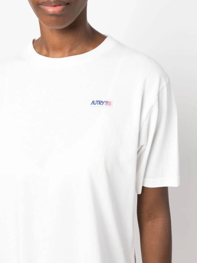 Autry T-shirt met ronde hals Wit