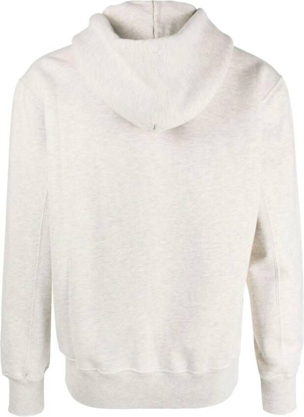 Autry Katoenen hoodie Beige