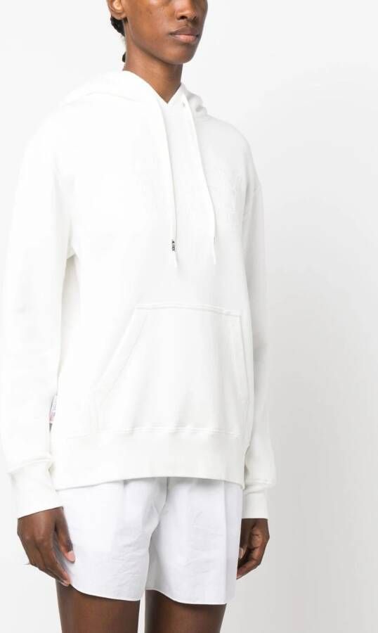 Autry Katoenen hoodie Wit