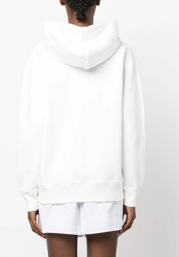 Autry Katoenen hoodie Wit