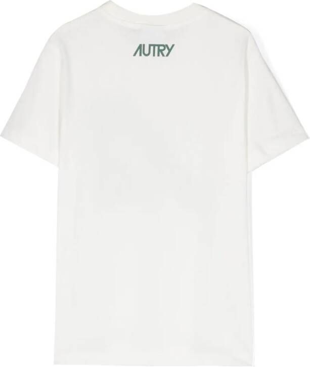 Autry Kids T-shirt met logoprint Wit