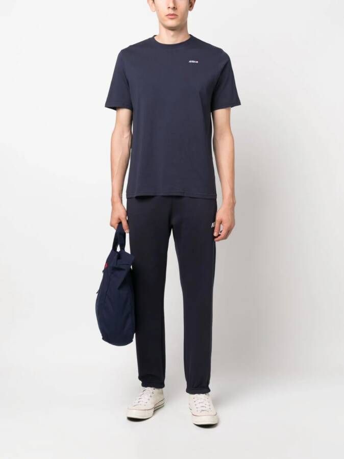 Autry T-shirt met logopatch Blauw