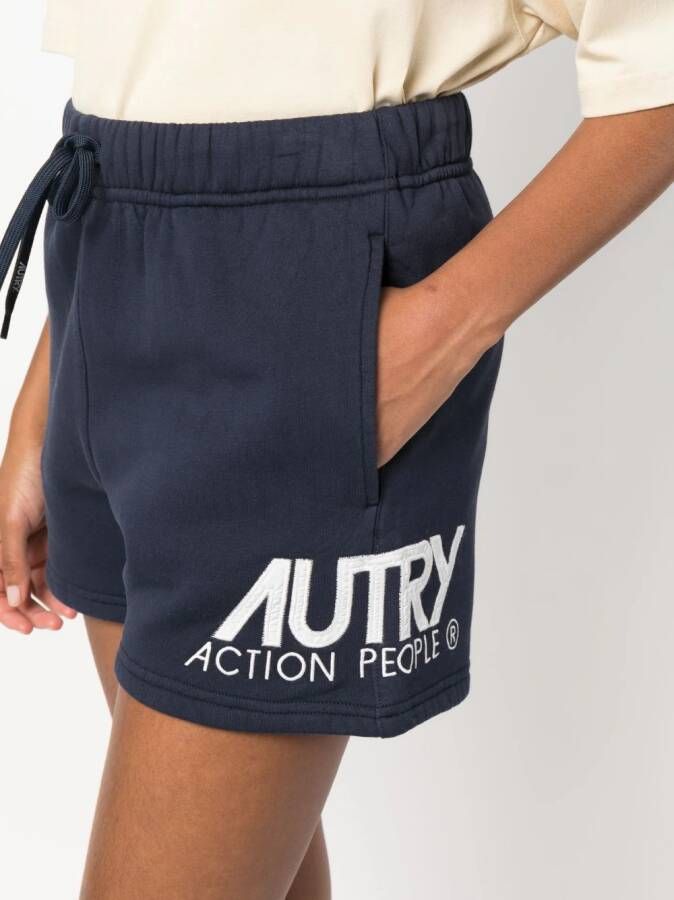 Autry Shorts met logoprint Blauw