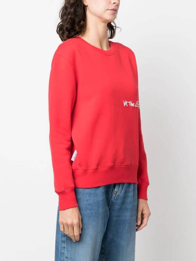 Autry Sweater met logoprint Rood