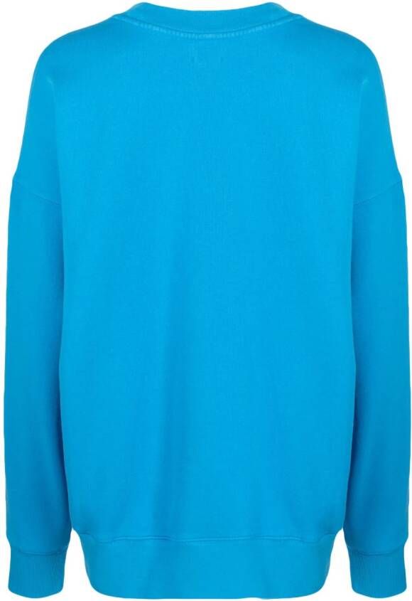 Autry Sweater met verlaagde schouders Blauw