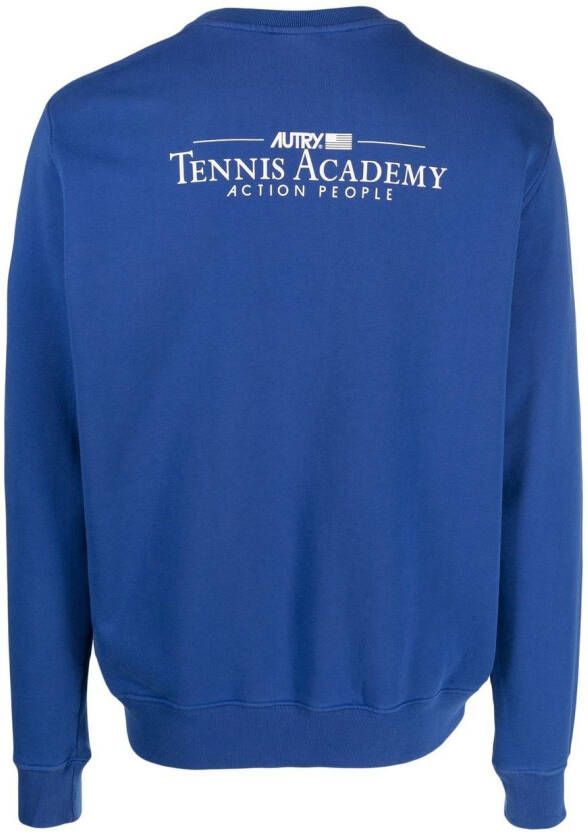 Autry Sweater met logopatch Blauw