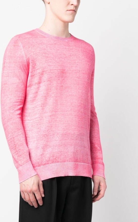 Avant Toi Sweater met ronde hals Roze