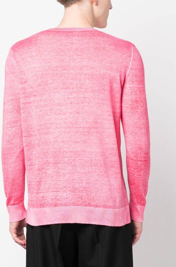 Avant Toi Sweater met ronde hals Roze