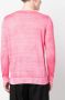 Avant Toi Sweater met ronde hals Roze - Thumbnail 4